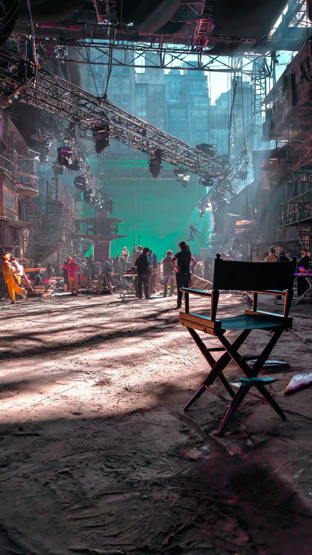 Pinterest Epic Film Set in Progress – AI-Generated Behind the Scenes