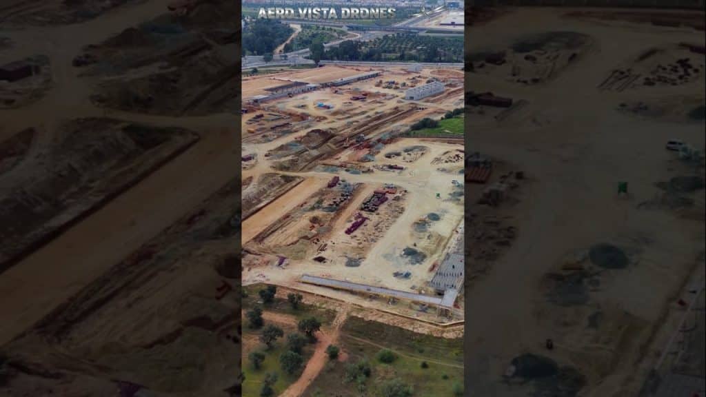 Seguimiento de obras con drones 4 #short