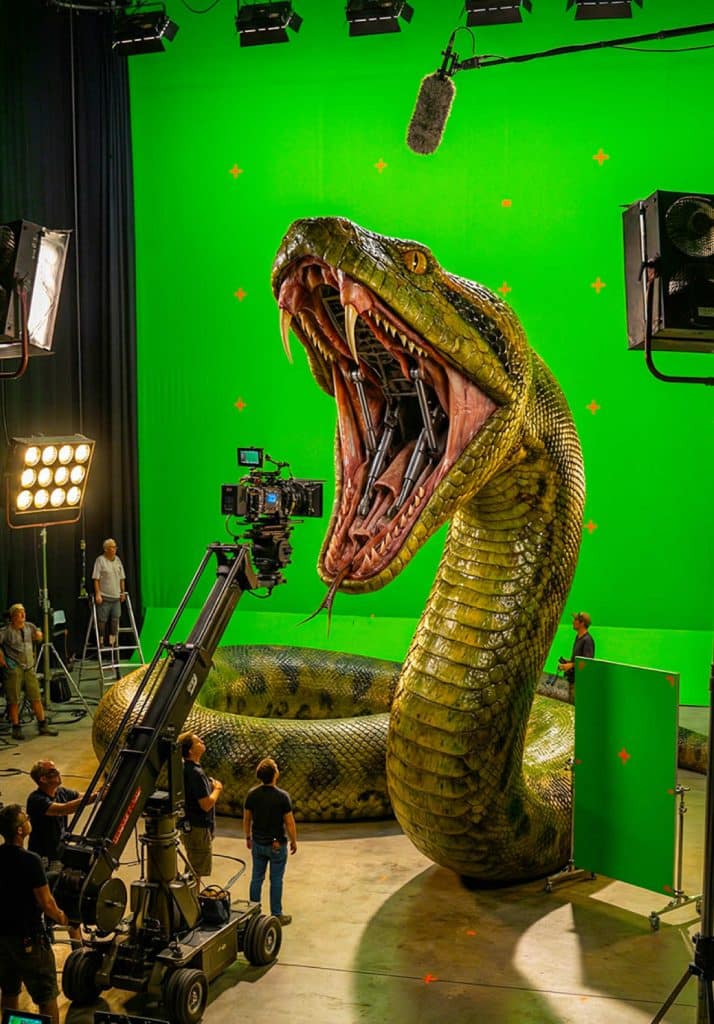 , 影视制作,Anaconda dans les coulisses