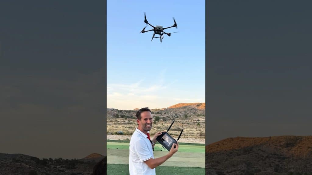 This huge drone can lift me up!!